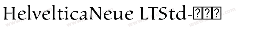 HelvelticaNeue LTStd字体转换